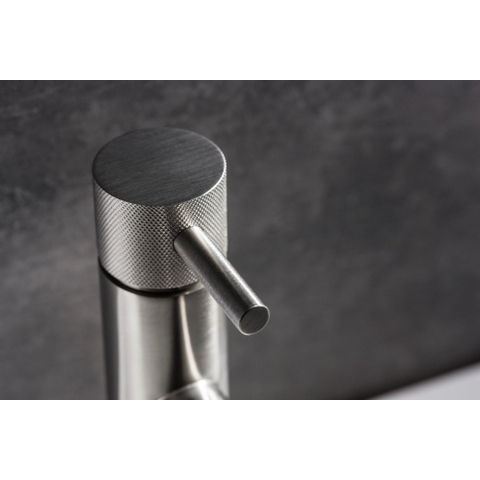 Robinet lavabo Crosswater MPRO - strié - inox brossé SW209242