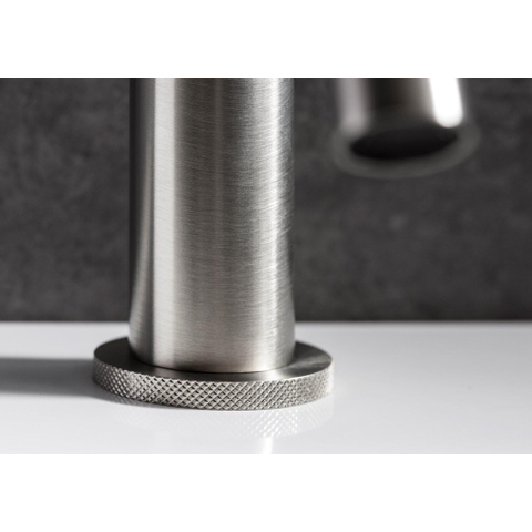 Robinet lavabo Crosswater MPRO - strié - inox brossé SW209242