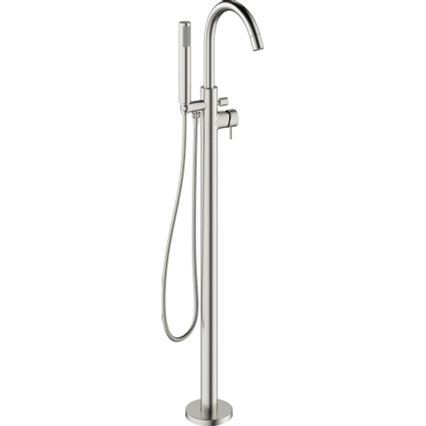 Crosswater MPRO Mike Pro badkraan - vrijstaand - 111.6cm - met uitloop - 23.8cm - inclusief handdoucheset - chroom SW209337