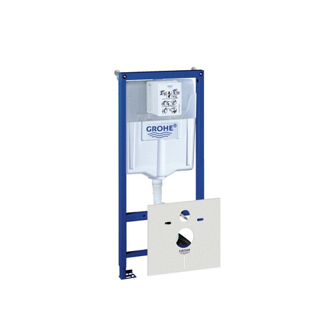 Villeroy & Boch Avento Closet inclusief inbouwreservoir en bedieningsplaat verticaal - mat chroom (wit) SW213910