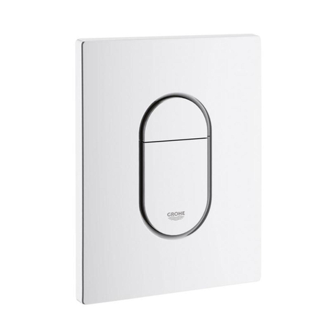 Geberit 300 basic ensemble WC incluant réservoir encastré Grohe et plaque de commande Grohe Arena blanc SW439194