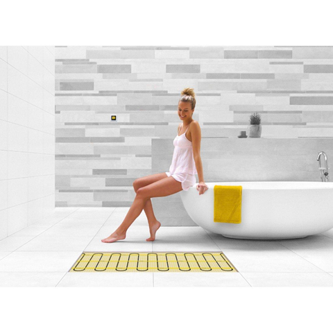 Set de chauffage par le sol électrique Magnum Mat - 2500 watt - 20 m2 - avec thermostat WiFi blanc 7459955