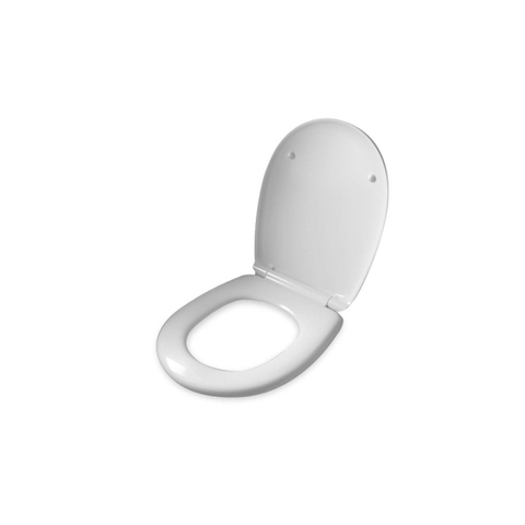 Plieger Brussel New WC suspendu à fond creux blanc avec réservoir encastrable, abattant et plaque de commande verticale blanc SW222495