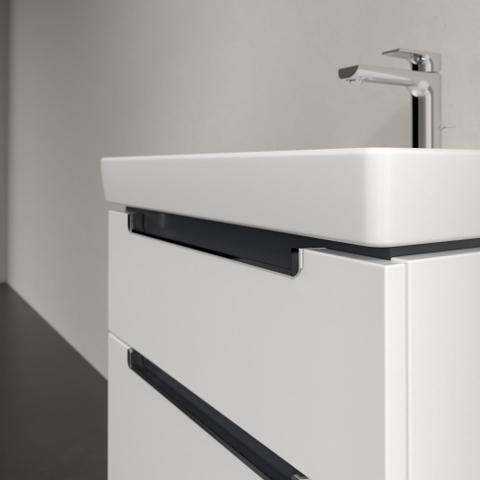 Villeroy & Boch Subway 2.0 wastafelonderkast - 58.7x59x45.4cm - glans wit SW118788