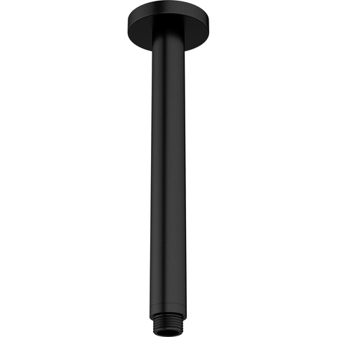 Crosswater MPRO Regendouche - 20cm - inclusief - inbouw - thermostatische douchekraan plafondarm en 3 standen handdouche - mat zwart SW419798