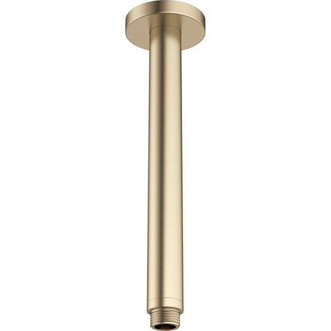 Crosswater MPRO Regendoucheset Inbouw - 20cm hoofddouche - plafondarm - staafhanddouche - geborsteld messing (goud) SW223267