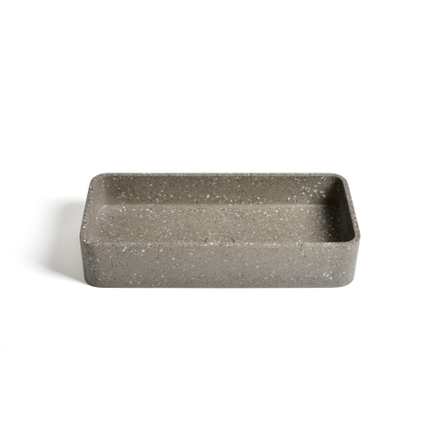 Ideavit Max Waskom 60x28x12cm Beton vierkant Terrazzo OUTLETSTORE STORE44927