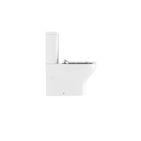 Crosswater Kai WC sur pied - avec coude d'écoulement - 35.5x64x40cm - avec lunette wc et réservoir - céramique - blanc SW224865