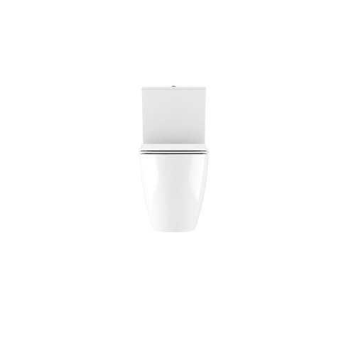 Crosswater Kai X Compact duobloktoilet - zonder reservoir - met afvoerbocht - 37x62x39.5cm - keramiek - rimless - wit SW224329