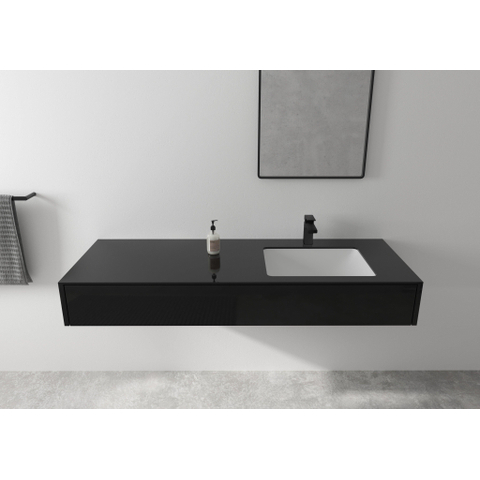 Hansgrohe Vernis Shape 1 greeps wastafelkraan - 100 met trekwaste - mat zwart SW651687