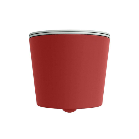 Mondiaz LAVIE hangtoilet – spoelrandloos – 36 x 53 cm – met softclose zitting – Fire (rood), zitting Greey (lichtgroen/grijs) SW1208673
