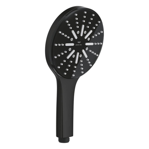GroheRainshower Aquahanddouche smartactive m. 3 straalsoortenØ13cmrain, rain+ en activemassagephantom black SW1186199