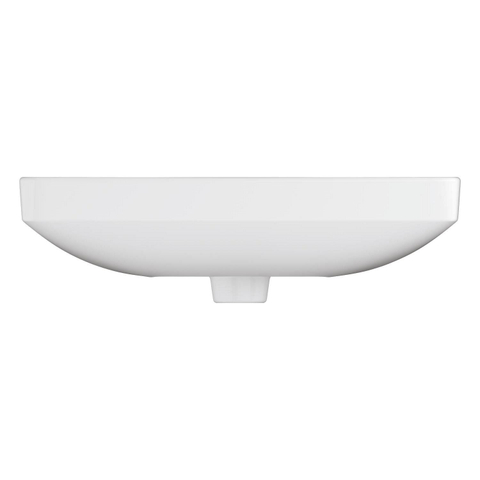 Grohe Euro Weramic Wastafel - vrijhangend - 55x 44cm - met kraangat - met overloop - exclusief wandbevestiging - alpine wit SW1234879