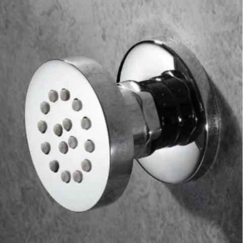 Fortifura Calvi zijdouche - 5cm - rond - hoogglans chroom SW1108835