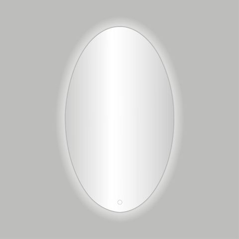Best Design Divo Miroir avec éclairage 60x80cm Argent SW420076