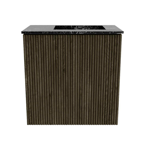 Mondiaz JOYA-DLUX 40cm toiletmeubel - kleur Shadow - Wastafel FAYE positie Rechts 1 kraangat kleur Lava. SW1422827