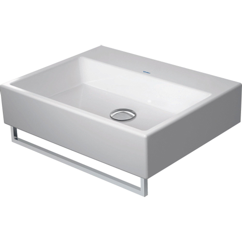 Duravit Vero Air Lavabo - 60x47cm - sans trou de robinet - sans trop-plein - WonderGliss - blanc SW156977