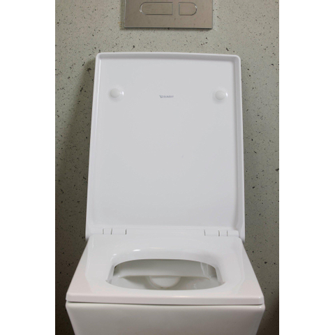 Duravit Viu Abattant WC avec couvercle softclose blanc SW297115