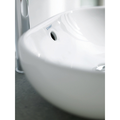 Duravit Foster Waskom - met overloop - zonder kraanplateau - 49.5x35cm - glans wit 0290466