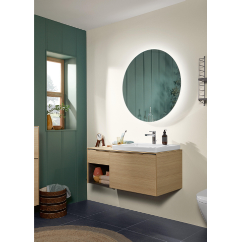 Villeroy & Boch Subway 3.0 meubelwastafel - 60x47cm - 1 kraangat - met overloop - White Alpine (glans wit) SW641558