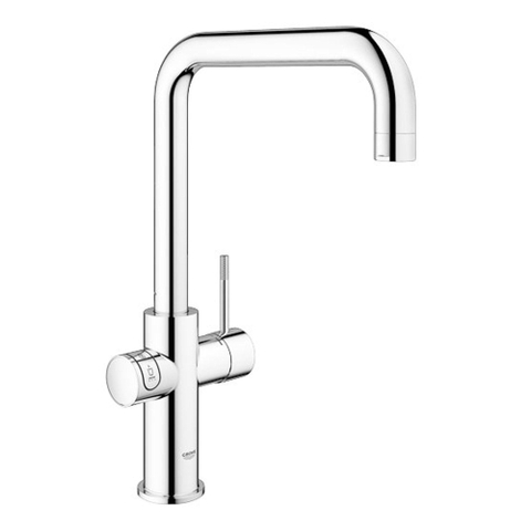 Grohe Red Keukenkraan - hoog - 3 in 1 - u uitloop - l size boiler - chroom SW108062