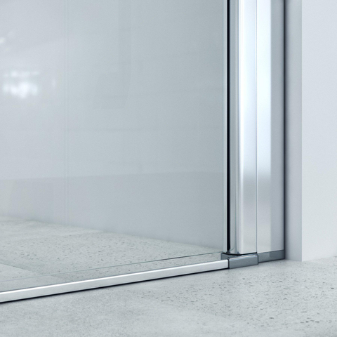 Marenza Neptune Pendeldeur - 120x200cm - 6mm veiligheidsglas - anti kalk - chroom SW208814
