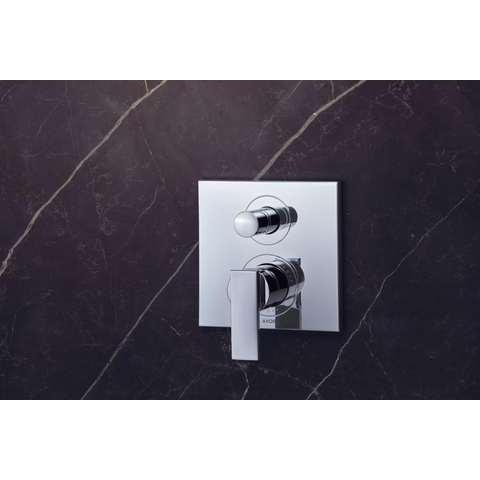 AXOR Citterio jeu de finition pour robinet de bord de baignoire 4 trous avec croisillons sans plaque chrome 0467308