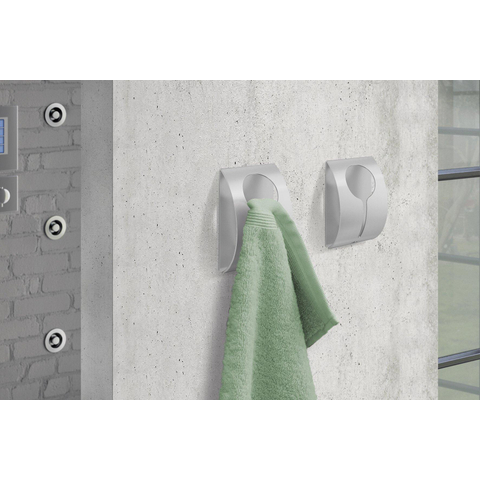 Zack Peco Porte-serviettes - auto-adhésif - Inox mat SW1159369