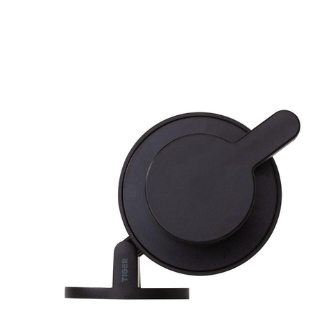 Tiger Tune Distributeur de savon - 180ml - modèle mural - autocollant - noir/inox brossé SW296122
