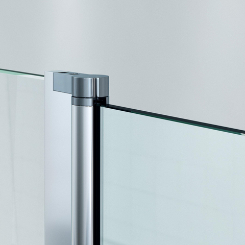Marenza Bellini Inloopdouche - 30x200cm - draaibaar deel - 8mm veiligheidsglas - anti kalk - chroom SW208806