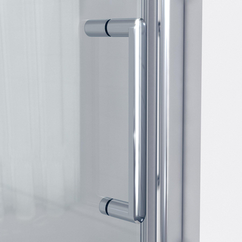 Marenza Neptune 6211 Porte de douche - 100x200cm - profilé - verre de sécurité - anti-calcaire - chrome SW538300