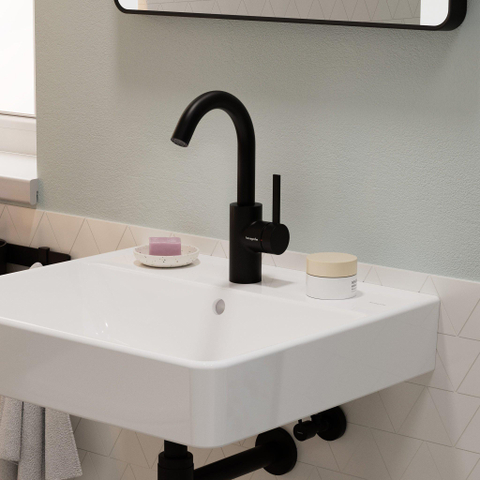 Hansgrohe Zesis S wastafelkraan 210 drb uitl PushOpen mat zwart SW1567459