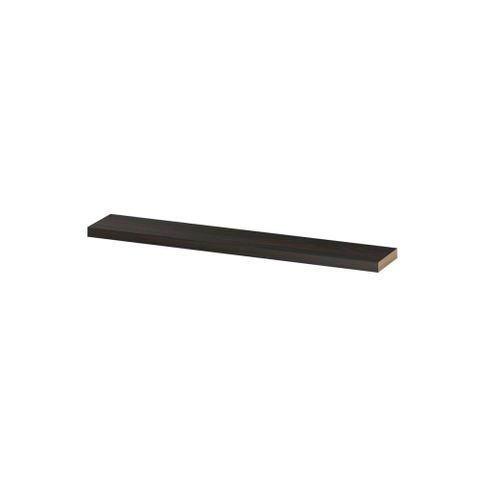 INK 20d étagère murale - 180x20x3.5cm - bord avant chanfreiné - pour niche - MFC Chêne intense SW493978
