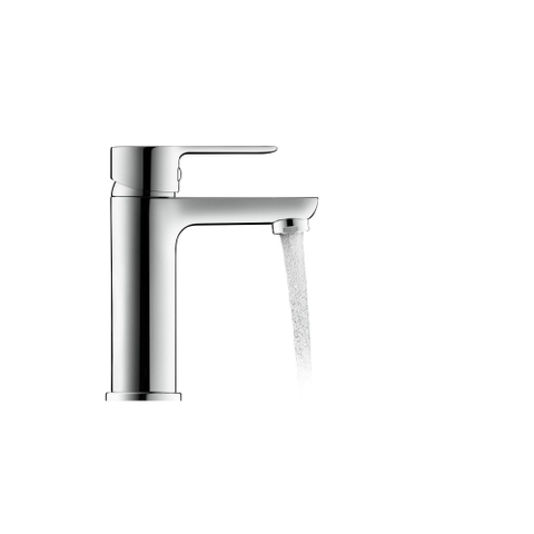 Duravit A.1 1 greeps wastafelmengkraan - 149x43x167mm - hoogglans chroom SW420699