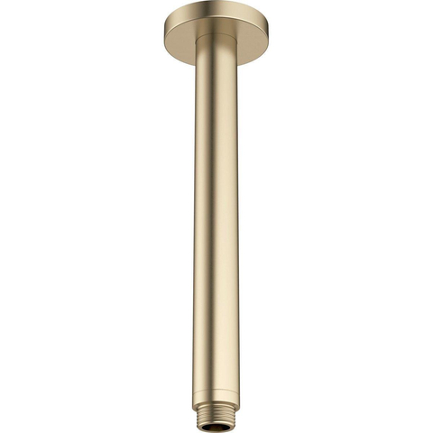 Crosswater MPRO Regendoucheset Inbouw - 30cm hoofddouche - plafondarm - staafhanddouche - geborsteld messing (goud) SW223268