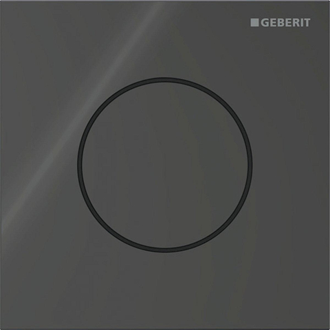 Geberit type 40 plaque de commande pour urinoir - pneumatique - ronde - noir SW1237138