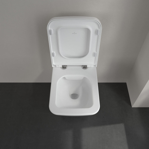 Villeroy & Boch finion wandcloset - diepspoel DirectFlush - 37.5x56cm CeramicPlus - Stone White (mat wit) SW209582