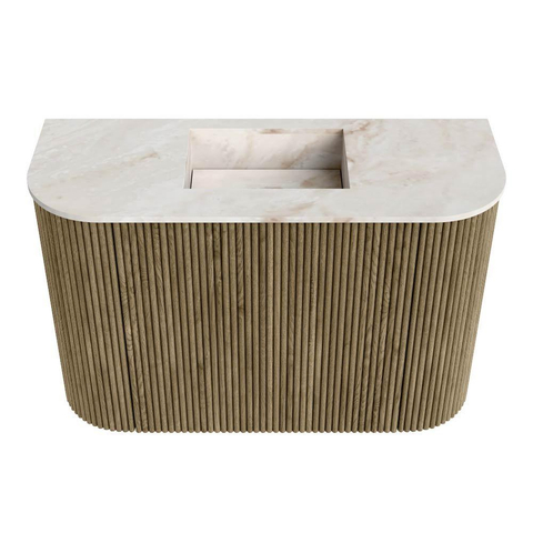 Mondiaz JOYA-DLUX 63.2cm toiletmeubel - ronding links en rechts kleur Dusk - Wastafel FAYE positie Midden Zonder kraangat kleur Frappe. SW1423098