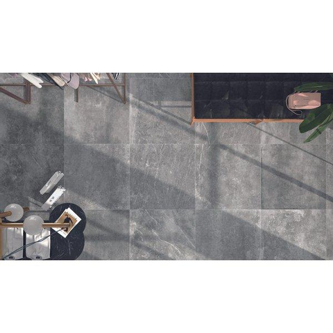 ÉCHANTILLON Ceralto Colorker Kainos Carrelage sol et mur 30x60cm 9.1mm rectifié R10 grès cérame Grey SW912193