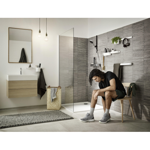 Hansgrohe Pulsify select s - select - handdouche - 3jet relaxation - ecosmart - diameter 10.5cm - hoogglans chroom SW651042