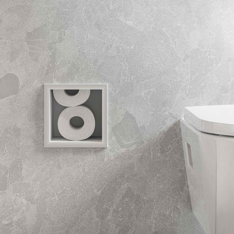 Hansgrohe XtraStoris Original Toiletrolhouder - voorraad 6 rollen - mat wit SW1590301