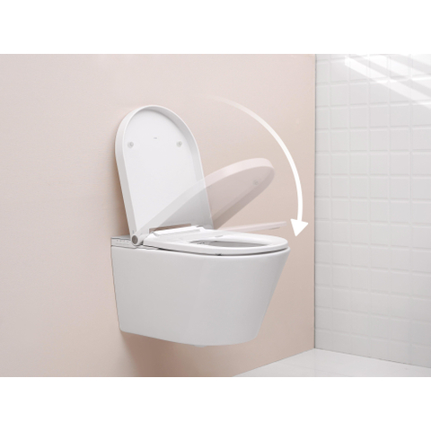 QeramiQ Luma WC lavant – siège chauffant & séchage à air chaud – blanc brillant SW1247816