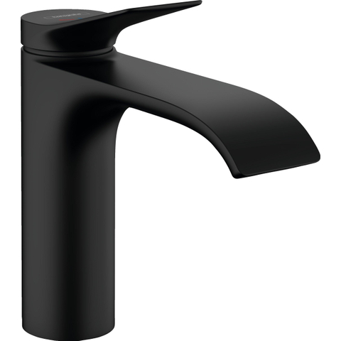 Hansgrohe VIVENIS 1 greeps wastafelkraan - 110 - coolstart - zonder afvoer - mat zwart SW699925
