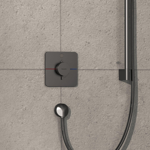 Hansgrohe Showerselect comfort q Thermostaat - inbouw - 1 functie - zwart chroom SW918057