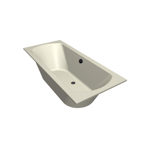Xenz Lagoon Baignoire duo - 180x80x53 - bonde centrale - acrylique - pergamon SW103176