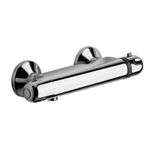 Plieger Luzon robinet de douche thermostatique sans inverseur avec raccords entraxe=15cm chrome SW453701