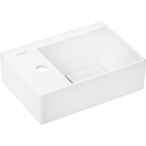 HansGrohe Xevolos E lave-mains 360/250 avec trou pour robinet à gauche sans trop-plein, SmartClean SW995462