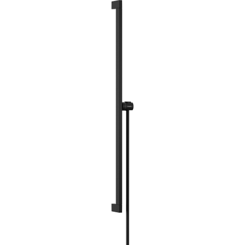 Hansgrohe Unica Glijstang E Puro - 90cm easy slide en isiflex - doucheslang - 160cm - mat zwart SW918265