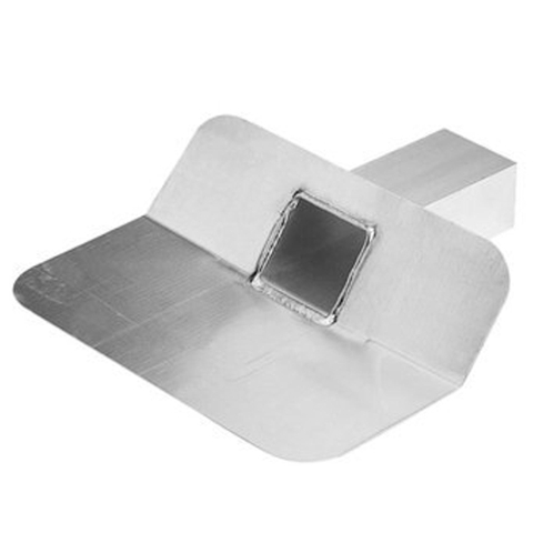 Burgerhout Aluminium kiezelbak gesloten uitloop 160 mm 60x80 mm 1405937