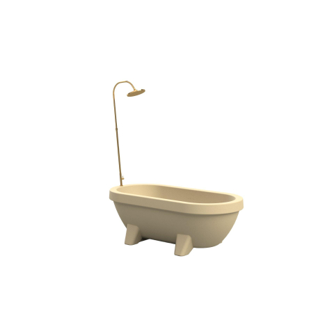 Gardentub Baignoire îlot (extérieur) - 194x94x66cm - synthétique - compatible à l'extérieur - sand dune mat (beige) SW1017089